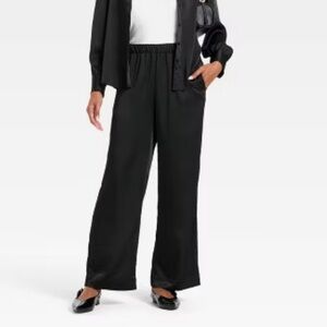 a new day Black Women's Wide-Leg Trousers